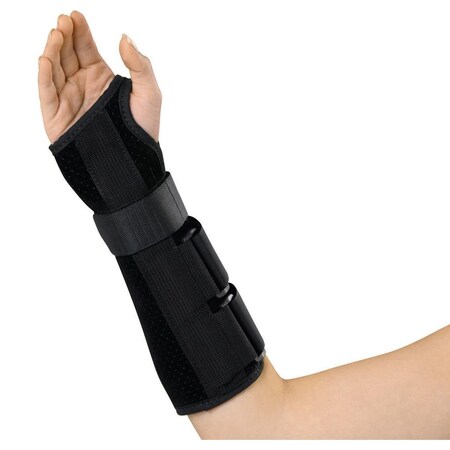 Medline Deluxe Wrist and Forearm Splint, Right, Size M, 10in ORT18110RM