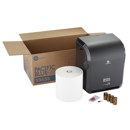 Pacific Blue Automated Towel Dispenser Kit, Black 59535