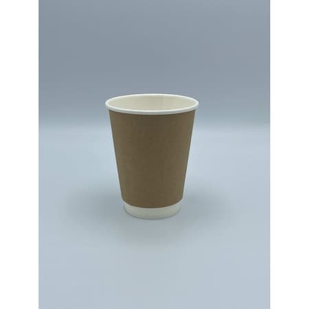 Empress Double Wall Paper Hot Cup 12 oz Kraft, 500PK EHCDW12-K