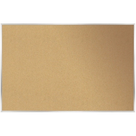 Ghent Cork Bulletin Board 60x48", Aluminum Frame AK45