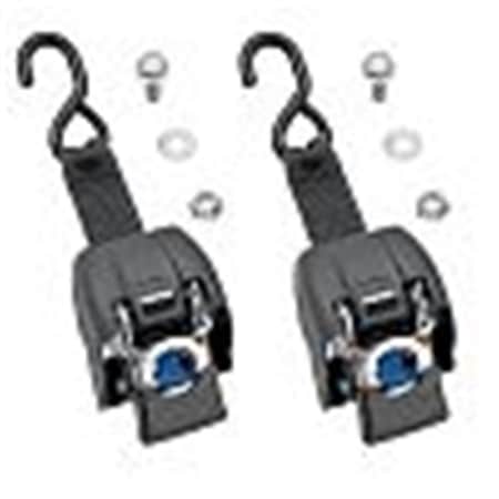 Gourmetgalley Transom Retractable Ratchet Tie Down, 2 x 43 In. 600 Lbs. Load Capacity GO2203681