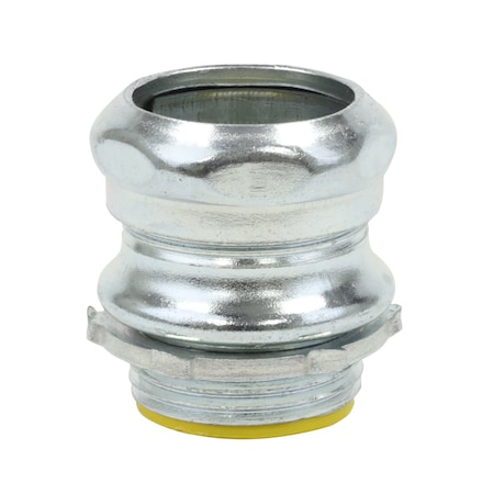 Dottie 1/2in Insulated Steel Concrete Tight Compression Connector, 25PK CMP50I