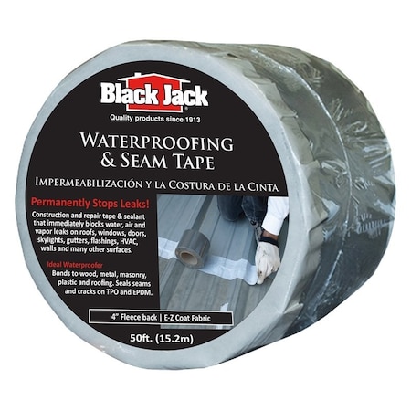 Black Jack Tape Waterproof/Seam 4Inx50Ft 9086-1-75