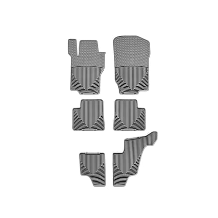 Weathertech Grey, Front, Rear, and Rear All Weather Floor Mats W102GR110GR115G