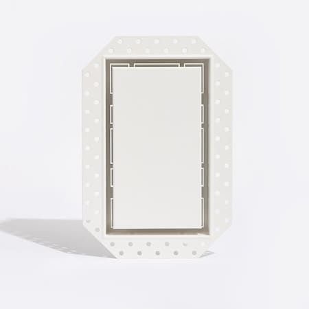 Fittes Wall/Ceiling Register, White, Steel DWALL6X14SWH