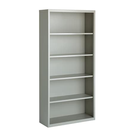 Hirsh Bookcase, 72" H, 34 1/2" W, Light Gray 21997