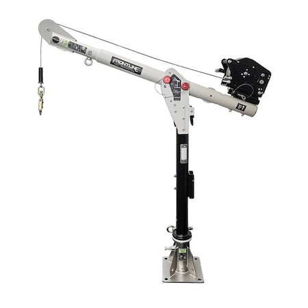 Frontline Confined Space Davit Arm System with Floor Mount and 60' Winch DAC-FL-WINCH