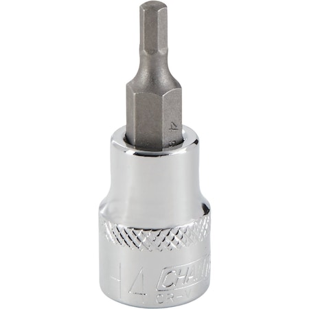 Channellock 3/8'' Drive 4 mm 6-Point Metric Hex Bit Socket 372250