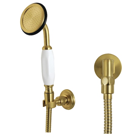 Kingston Brass Hand Shower Kit, Brushed Brass KX10207SE