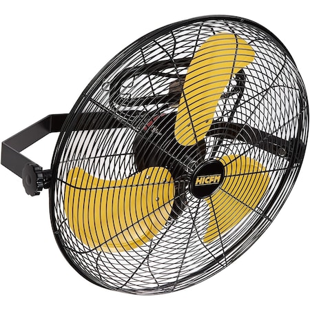 Edendirect Fan, Wall Mount, 18 in Blade Dia, 120V, 3,800/4,100/4,600 cfm IR-FANW18