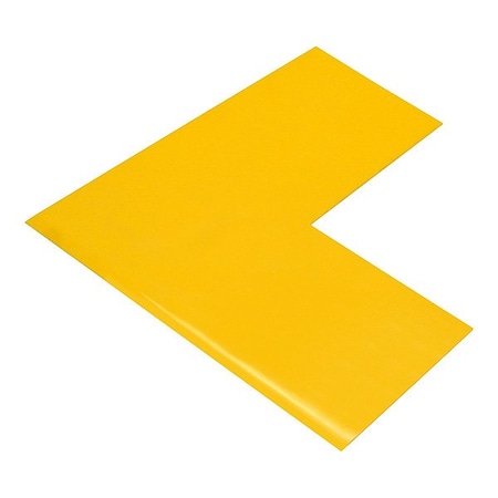 Mighty Line Floor Marking Shape, 10 in L, PK50 Angle4Y