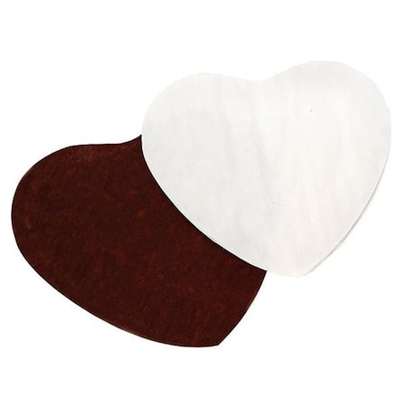 Nashville Wraps Heart Candy Pads, Petite, 4-5/16 x 4-9/16, 200PK PADHRTPET
