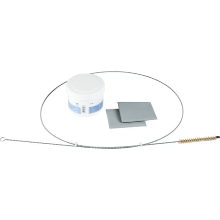 Pferd PFERD Flexible Shaft Maintenance Set BW 7 - Includes Casing Brush, Cloth, and Shaft Grease 96112