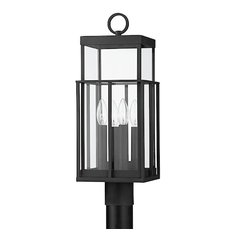 Troy Lighting Longport 4 Light Post 8 In. Textured Black P6484-TBK