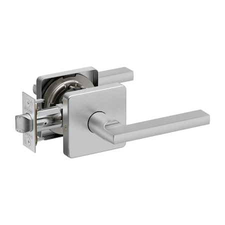 Schlage Grade 2 Passage Tubular Lock, Non-Keyed, Latitude Lever, D Rose, Satin Chrome Finish PT10 LATD 626