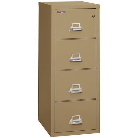 Fireking 4 Drawer, 1 Hr Fire & impact rated, 25" depth Legal Sand 4-2125-CSA