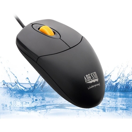 Adesso Publishing Adesso iMouse W3 Waterproof Antimicrobial Mouse with Magnetic Scroll Wheel IMOUSEW3