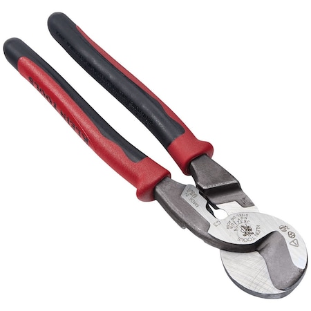 Klein Tools Journeyman High Leverage Cable Cutter with Stripping J63225N