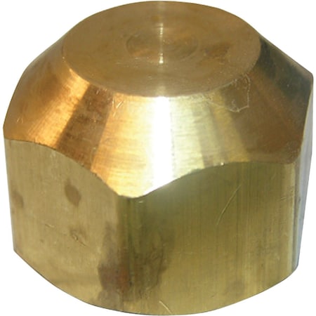 Westlake Pipe & Fittings 1/4'' Brass Flare Cap 17-4011