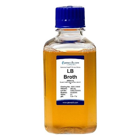 Growcells LB Miller's Broth, 20 x 500ml MBLE-3030-20