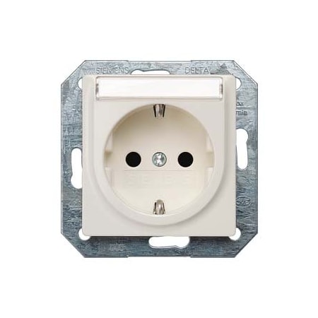 Siemens DELTA i-system SCHUKO socket outlet with increased touch protection with labeling 5UB1943