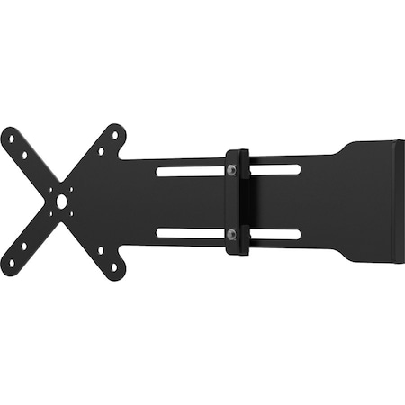 Cta Digital ADJUSTABLE CARD READER HOLDER W/ VESA PLATE (BLACK) ADD-CRHVESAB