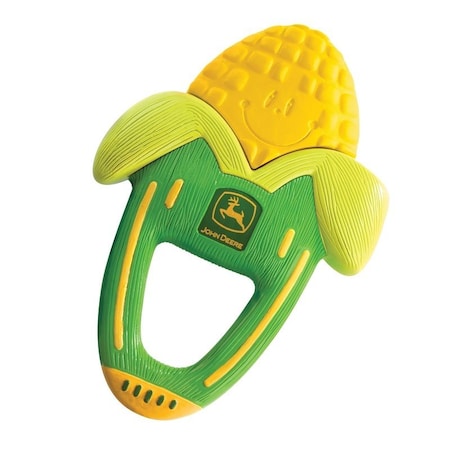 Tomy John Deere Toys Vibrating and Massaging Corn Teether, Plastic/Rubber Y5208