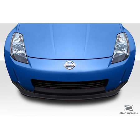 Duraflex 2006-2008 Nissan 350Z MZ Front Lip Spoiler, Signature Black - 1 Piece 113454