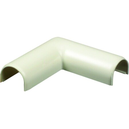 Legrand Flat Elbow Raceway, 300 Series, 1 Channel, 1/2 in W, 1/4 in H, 1-3/4 in L, Ivory 311