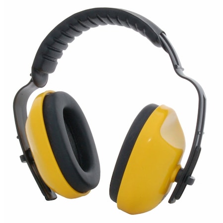 Zenport Adjustable Headband Ear Muffs, Yellow with Black EM106