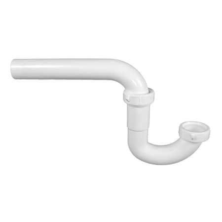 Everflow 1-1/4" Plastic P-Trap for Tubular Drain Applications P12815