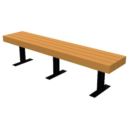 Ultrasite Outdoor Bench, 48 in L, Brown PB 4BROTRA