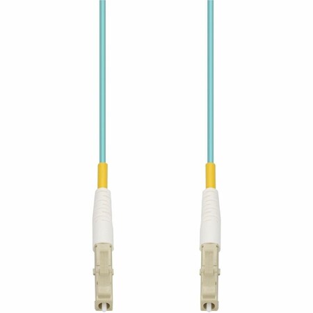 Add-On 2M LC TO LC AQUA OM4 SIMPLEX OFNR (RISER-RATED) FIBER PATCH CABLE ADD-LC-LC-2MS5OM4