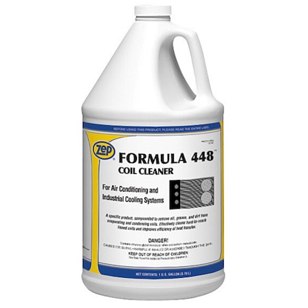 Zep Coil Cleaner, 1 gal, Bottle, Clear, PK4 120324