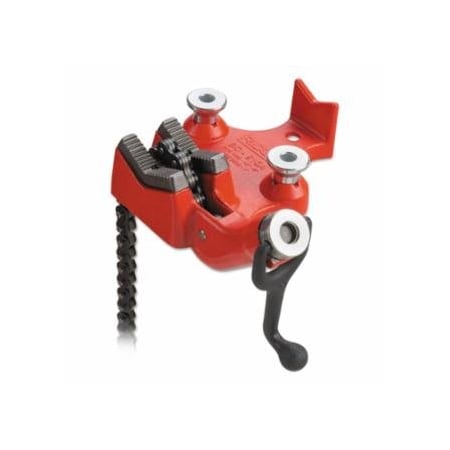 Ridgid Top Screw Bench Chain Vise, BC510A, 1/8 in to 5 in Pipe Cap 632-40205