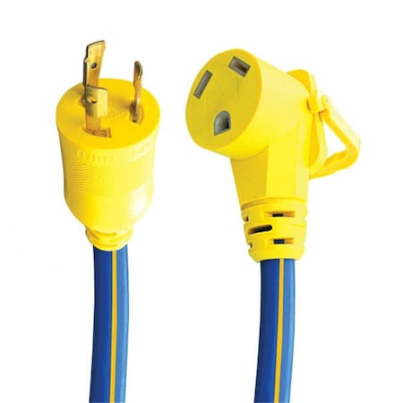 Strike3 18 in. 3 Prong 30A E-Zee Grip Generator Adapter ST2469405