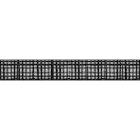 Global Industrial Drainage Mat, 3'W x 20'L, 1/2" Thick, Black 670820