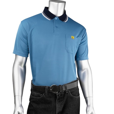 Uniform Technology Short Sleeve ESD Polo Shirt BP801SC-RB-3XL