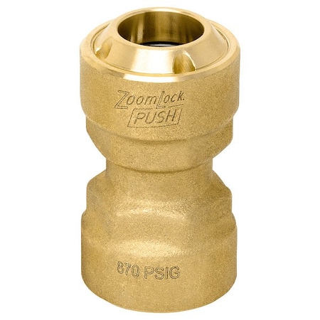Parker Strt, Brass, Push-Fit7/8", Push-Fit7/8" PZKP-C14-HNBR 7/8" COUPLING