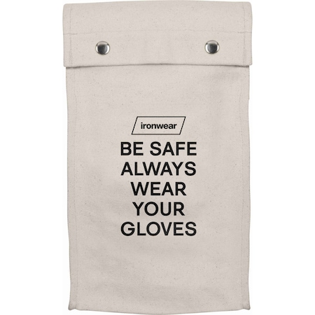 Ironwear 14 in Cotton Canvas Glove Bag w/ Belt Clip 4177