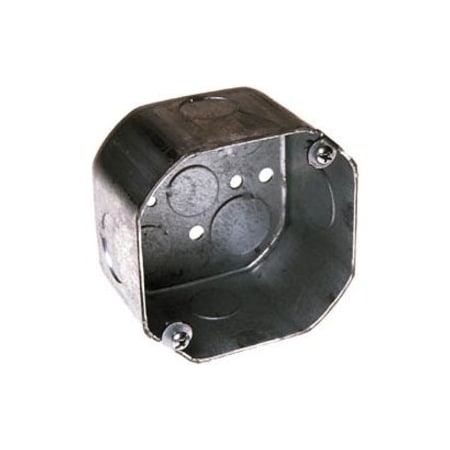 Raco Electrical Box, 21.5 cu in, Octagon Box Box Type, Steel 167