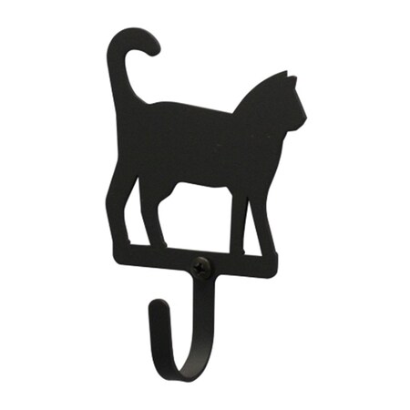 Micasa Cat Wall Hook Small - Black MI141730