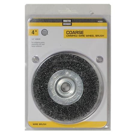 Disston 4 in. Master Mechanic Coarse Crimped Wire Wheel 842804