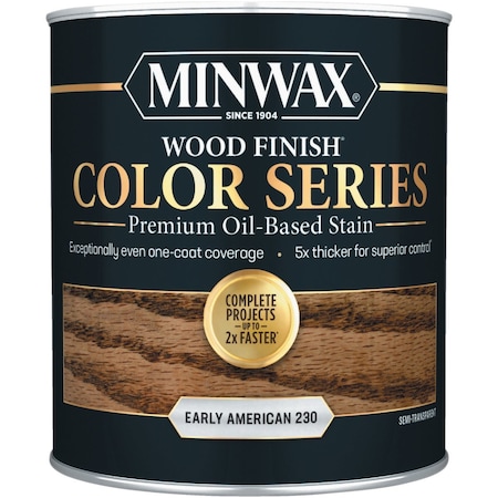 Minwax Wood Finish Color Series Oil-Based Stain Early American 1 Qt. 800008000