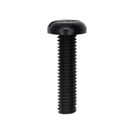 Auveco M6-1.0 x 25mm Black Nylon License Plate Screw, 50PK 18240