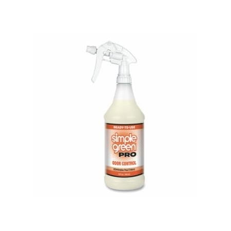 Simple Green Pro Odor Control, 32 oz, Spray Bottle, 12PK 676-0710101204032