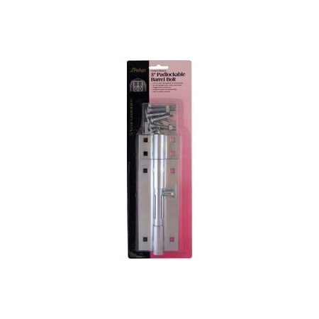 Parker Hardware - Par 8in Padlockable Bolt 2628