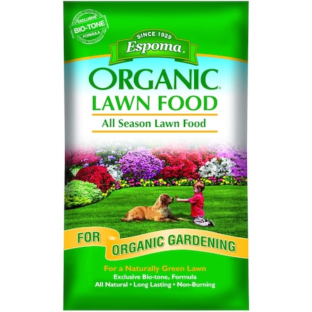 Espoma Organic All-Purpose Lawn Food For All Grasses 5000 sq ft TTAS28