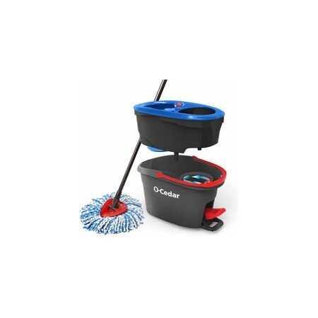 O-Cedar EasyWring RinseClean Spin Mop - MicroFiber Head - Washable, Reusable, Machine Washable, 168534