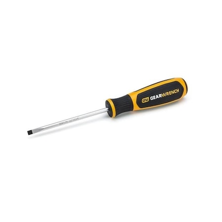 Gearwrench Screwdriver, Cabinet, Dual Mat, 3/16inx4in 80017H